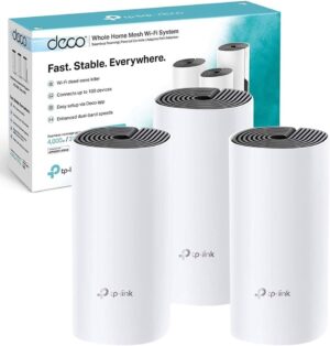 TP-Link Deco M4 (3 Pack) Whole Home Mesh Wi-Fi System AC1200 Dual-band Router