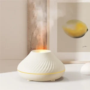 Volcanic Flame Aroma Diffuser Essential Oil Lamp Air Humidifier